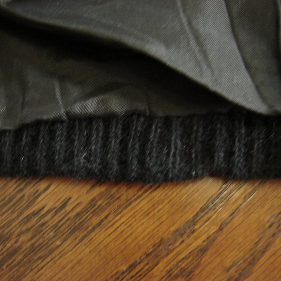 Liz Wear Black Sequin Cardigan 50s look Retro sweater button front Lg L/S wool - Picture 7 of 16